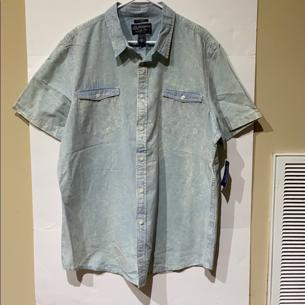 American Rah Men’s XXL Short Sleeve Button Down